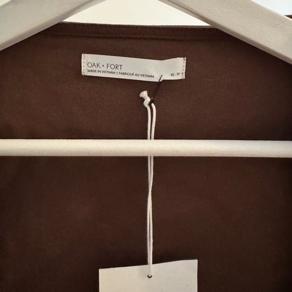 Oak and Fort LONG SLEEVE BUSTIER TOP - Picture 9 of 11